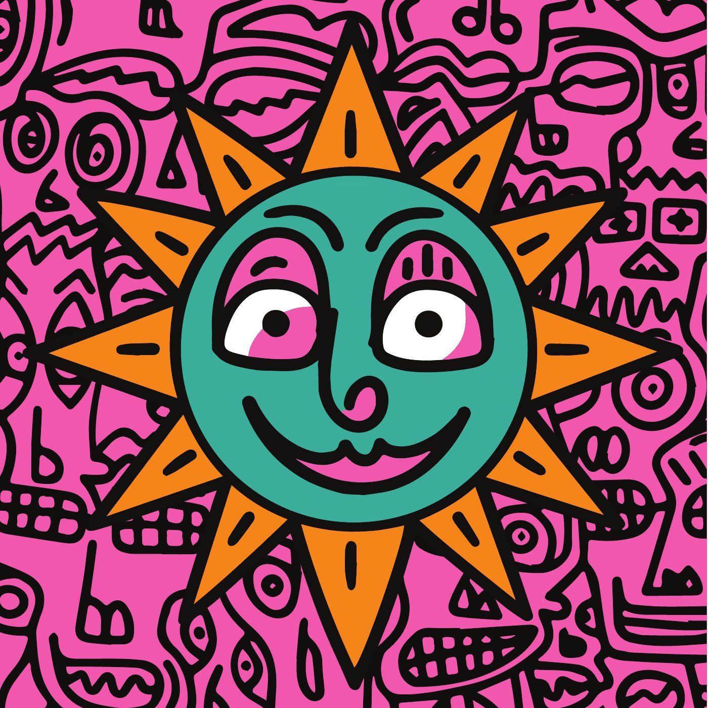 Happy Sun Pink — Limited Edition von Romulo Kuranyi