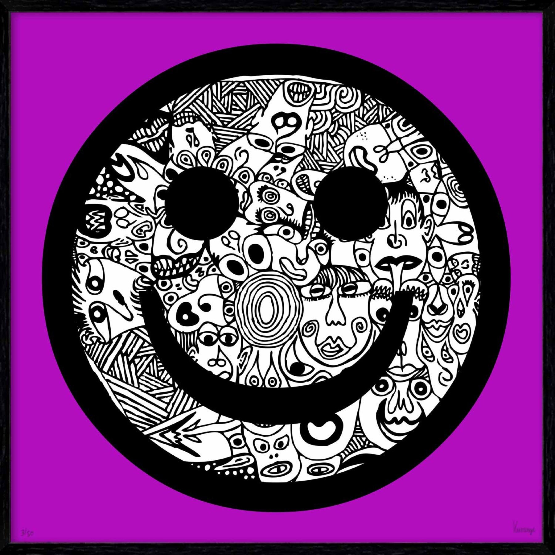 Smile Purple — Limited Edition von Romulo Kuranyi